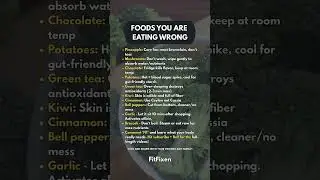 👆 You're Eating These WRONG! 🍍🥔🍫 #FitFixen #Shorts