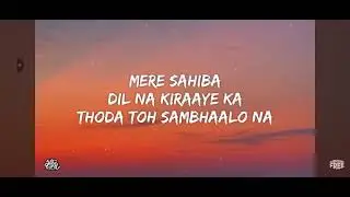 SAHIBA SONG  CREDIT-Vibe bird #Song #Sahiba