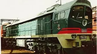 TE 114K Cuban locomotive in Russia