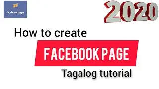 How to create Facebook page Using your mobile phone 2020/ (Tagalog tutorial)
