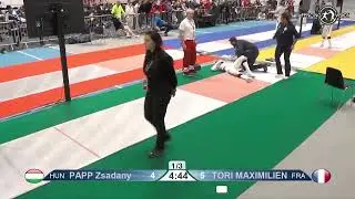 European Championships 2023 CMS - L32 - Zsadany Papp HUN v Maximilien Tori FRA