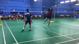 Sean Dela Cruz and Max Cachero vs. Zeth Quiambao and Patricia De Leon 1st Set (01-13-2023)