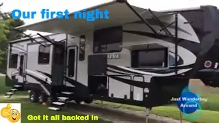 First night in our new home on wheels. Rvling :Just Wandering Around
