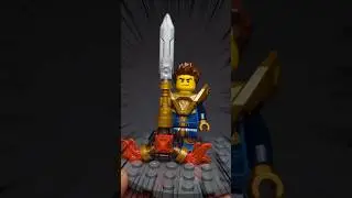 Building Clay Lego Nexo Knights minifigure #lego #legoasmr #nexoknights #fy #fyp #fypシ