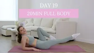 DAY 19 - 20MIN FULL BODY workout // beginner friendly // DoraFit