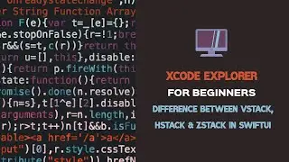 Difference between VStack, HStack & ZStack in swiftUI