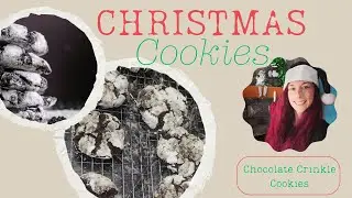 Chocolate Crinkle Cookies || 12 Days of Christmas Cookies