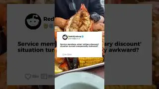 Service members, what 'military discount' situation turned unexpectedly awkward?#reddit #story
