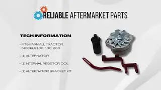 6 to 12 Volt Conversion Kit Fits Farmall Tractors 100 130 200