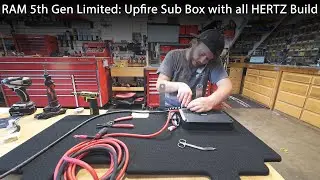 RAM 5th Gen Limited Upfire Sub Box with HERTZ Subwoofers and Amp