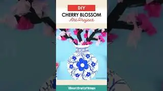 🌸 Beautiful Cherry Blossom Art Project | Easy Craft for Kids 🌸