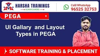 UI Gallary and Layout Types in PEGA
