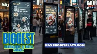 Biggest Manufacturer of Digital Signages standees | Digital standee #digitaldisplay #digitalsignage 