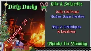 RDR2 Online | Daily Challenges & Madam Nazar Location December 29 | Dirty Ducky Tips & Locations |