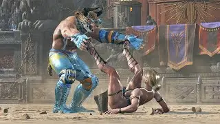 Crazy King vs Lidia Queen Marika! Tekken8 Ryona 