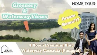 Punggol 4-Room Premium HDB Home Tour | High Floor with Waterway View @ Waterway Cascadia