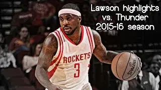 Ty Lawson 14 pts & 11 ast vs. Thunder (NBA RS 2015/2016) - UNREAL!