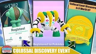 SHOULD YOU DO IT? $8 COLOSSAL DISCOVERY EVENT - REGIGIGAS, SHINY REGI TRIO & SKARMORY | POK&Eacute;MON GO