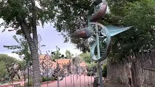 Kinetic sculptures at Wiford Gallery in Santa Fe