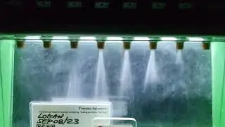 1992 Mercruiser 502 Magnum 805225A1 injectors spray pattern test at Toronto Injectors