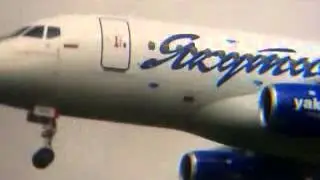 ヤクーツク航空[yakutia.aero] スホーイ[Sukhoi]Super JET100[RA89012 ]成田16L!