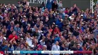 Henry Blofeld 'Blowers' Last Commentary at The Oval, 2017. Standing ovation.