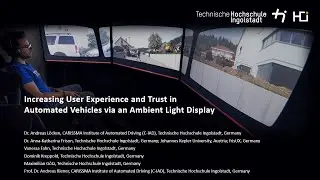 Increasing User Experience and Trust in Automated Vehicles via an Ambient Light Display
