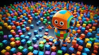 Six Tiny Robots Count to Ten | Counting Song for Kids | Preschool Learning Nursery Rhyme