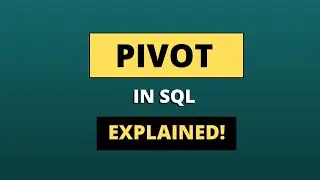 PIVOT Operator in SQL | How to write dynamic PIVOT Query in SQL | KRISH THE DEV