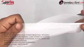 SP-46 Sportek Soft Silk Power Mesh Poly Spandex