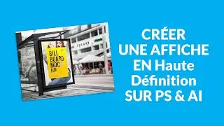 CRÉER UNE AFFICHE NON PIXELISEE A L'IMPRESSION SUR PS & AI