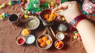 Miniature Jangiri | Navaratri Special Series | Tamil Story by Golu Bommai | Mud-pot cooking |