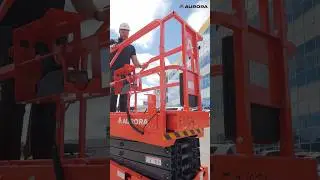 Ножничный подъёмник AS0607Li #edit #scissorlift #aurora #ножничныйподъемник #подъемник #техника