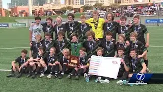 Gretna, Skutt Catholic boys soccer take home 2022 state titles