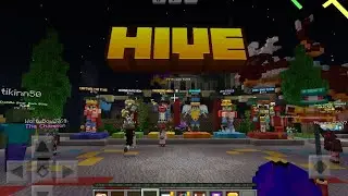 Playing Minecraft server game ## Playing on the HIVE Server part 1