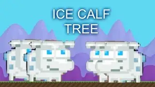 Growtopia   ICE CALF TREE