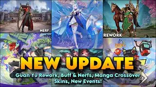 GUAN YU REWORK, FATIH NERF! | New Skins & Events | Update Review | Honor of Kings