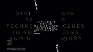 What is a Virtual Escape Room? #virtualescaperoom #adventureroom #escapegame