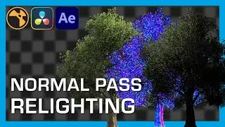 Учебное пособие по переосвещению элементов с помощью Normal Pass | After Effects, Nuke, Resolve F...