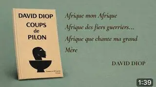 02 -   Coups de pilon  - David Diop