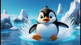 The Lonely Penguin Watched the Waves | Nursery Rhymes for Kids & Baby Songs