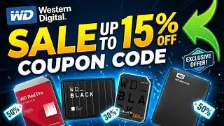Western Digital Coupon Code & Sale Save 15% on 💾WD Portable Hard Disks,  External & Internal HDDs!