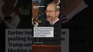 Harvard president receives standing ovation during commencement