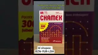 Papel of&iacute;cio, sulfite. id shopee: BZN-YUR-LDH. #papelaria #paper #papel #2026 #dicas #shopee #jogos