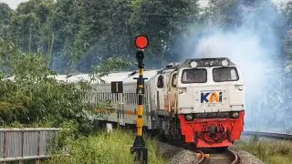 Bisa-Bisanya Lok Cc 206 KOBONGGGG Kebul Asap Putih.