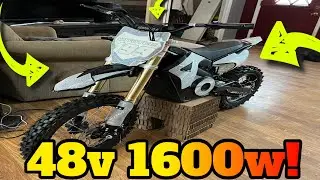 Распаковка/сборка мотоцикла DirtBike Mototec 48 В 1600 Вт!