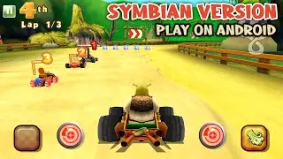 Shrek Karting HD Symbian on Android with EKA2L1 | Classic Gameloft Racing Game