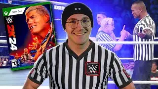 Je Deviens Arbitre sur WWE2K24 !
