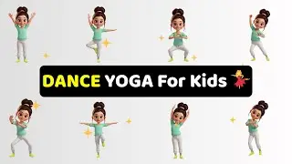 Dance Yoga for Kids 💃 | 12 Fun Moves for Classroom Brain Breaks | 5-Minute Kids Yoga Dance 🧘‍♂️