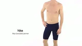Nike Men's Solid Poly Jammer Swimsuit | SwimOutlet.com
